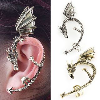 Stylish Silver Personality Dragon Shape Earring Ear Stud Jewelry HG 05