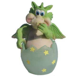 Dragon Egg Cup Green Tooth Fairy Jar Container TR3275 Ornament Statue