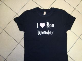 Love Ron Weasley Juniors Shirt Harry Potter s M XL