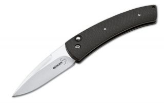 Boker Plus Elegance Carbon Fiber Handle Knife 01BO026 New