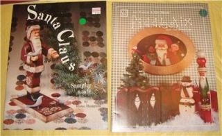 Lot #2: 5 Tole Painting Pattern Books Christmas Santa Claus Sampler