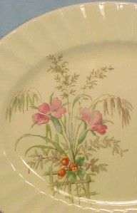 Lovely Vintage Oriental Flowers Serving Platter Knowles