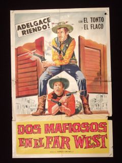 Due Mafiosi Nel Far West Franchi Argentine Poster