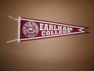 NCAA Earlham College Vintage Logo College Pennant