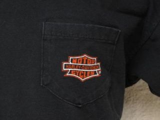  Coast Harley Davidson Pocket T Shirt Eagle Dumfries Virginia L