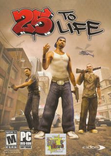 25 to Life Eidos Street Gang Rap Action Sim PC Game US Version New in