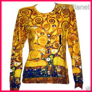 Gustav Klimt El Árbol de La Vida Bellas Artes Camiseta T Shirt