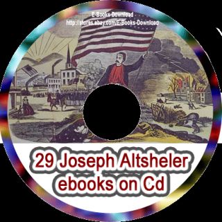29 Joseph Altsheler Civil War Collection eBooks CD