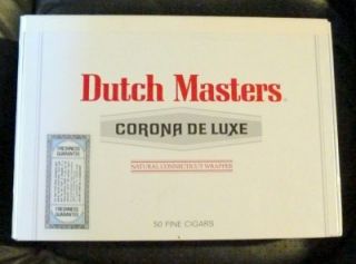 vintage collectible dutch masters cigar box empty