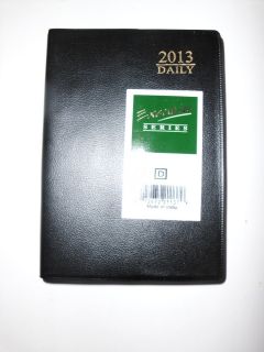 2013 Daily Appointment Planner Calendar Agenda Pocket Purse Size Black