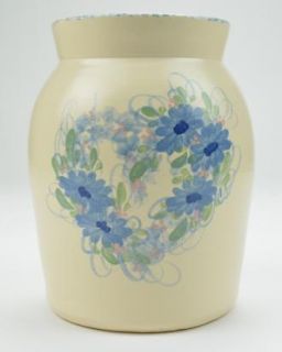 East Texas Pottery Spring Heart Design Canister Collectible Kitchen