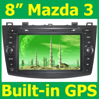 Indash Stereo Radio Car DVD Player GPS Navigation for Mazda 3 2010