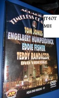 Classics Karaoke DVD Engelbert Humperdinck Eddie Fisher