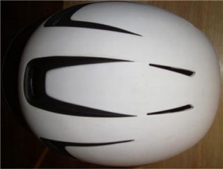 New Easton Stealth Grip Two 2 Tone Batting Helmet White Black