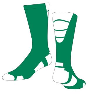 Goalline Vapor Elite Socks Kelly Green White Large proDRI Fabric BNIB
