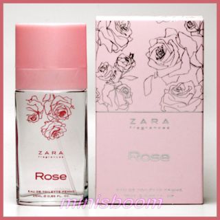 Zara Rose Eau de Toilette 0 85 oz 25 ml Natural Spray