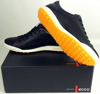 New Ecco Mens Golf Street Premier Golf Shoes Black Moonless 11 11 5
