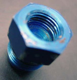 Blue Coupler Adapter 6 An Male Fitting to Adapt This to 8 An Male