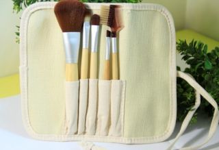 Brand New EcoTools Bamboo Makeup Brush Set 6pcs ECO6 Make Up Brushs 5