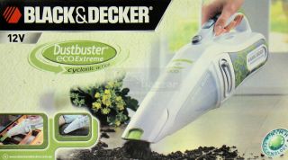 Black & Decker Eco CYCLONIC Dustbuster DV1205EN Hand held Vacuum DUST