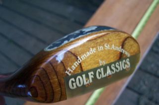 VINTAGE COLLECTABLE HICKORY SHAFT LAMINATED MADE IN ST ANDREWS PUTTER
