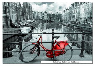 EDUCA 1000 pieces jigsaw puzzle: Black and White   Amsterdam