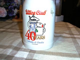 Utica Club Schultz and Dooley 40 Year Mug First Ed New