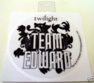 Twilight Team Edward Clear Vinyl Transfer Car Sticker N