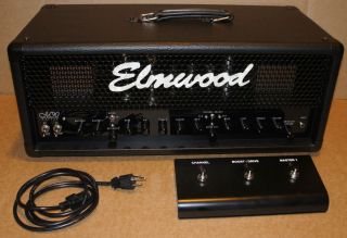 Elmwood M90 MODENA HEAD Black Vinyl W footswith
