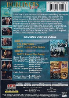 The Dubliners Live 2 DVD Set Irish Reunion Concert New 032031315495