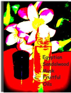 Egyptian Sandalwood Musk Body Perfume Oil 5 ml Roll On