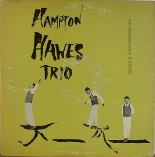  Hampton Hawes Trio Contemporary 3505 Mono Nice