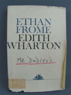 Vintage 1939 Ethan Frome Book by Edith Wharton w Notes