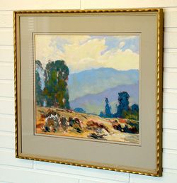  Oil Painting California Plein Air Vincent Price Collection