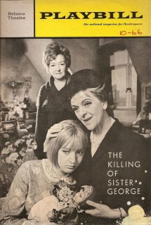  Sister George Original 1966 Playbill Beryl Reid Eileen Atkins