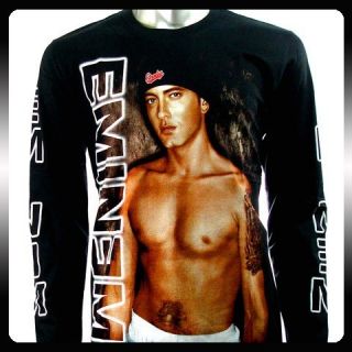 Eminem Rock Punk Pop Music LS Long Sleeve T Shirt Sz XL Heavy Metal