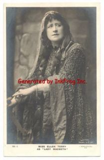 Stage actress Ellen Terry as Lady Macbeth