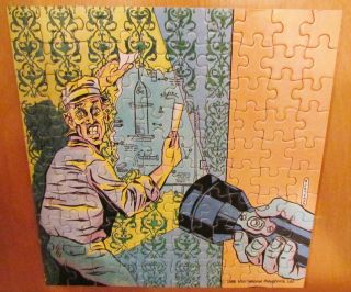  1986 Mystery Jigsaw Puzzle Edward D Hoch Under Ground