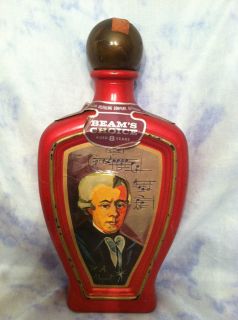 Mozart Jim Beam Whiskey Edward H Weiss Old Liquor Decanter