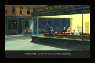 Nighthawks Cafe Art Framed Print Edward Hopper