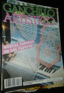 En Espanol 4 Ganchillo Artistico Crochet Magazine book guide craft