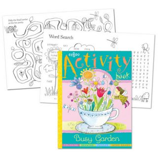 eeBoo Activity Book   Busy Garden   Fairies   Coloring, Drawing, Word