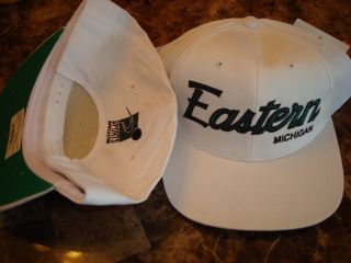 Eastern Michigan Eagles 90s Hat Cap Vintage Snapback