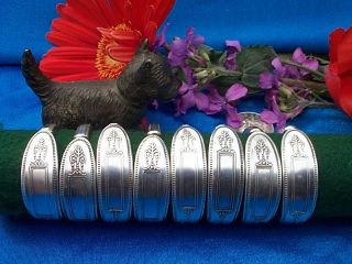  Set of 8 Grosvenor Napkin Rings