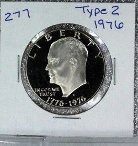 1976 s Proof Ike Eisenhower Dollar US Coin MS BU from US Blast White