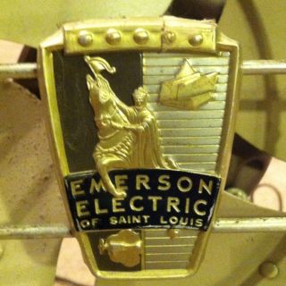 Vintage Emerson Electric Fan Type 94646 St Louis Oscilating