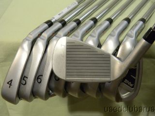PING GOLF 2012 i20 IRONS 4 PW, SW RED DOT STEEL REGULAR SHAFTS