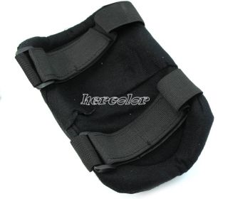 New MILITARY KNEE ELBOW PADS NON SLIP SURFACE DURABLE PAD BLACK