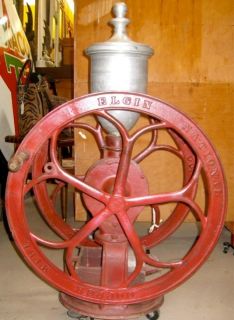 Antique Elgin National/Woodruff & Edwards Coffee Mill: 25 Wheels