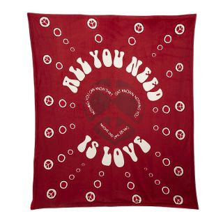 Lyric Culture All You Need Is Love Blanket